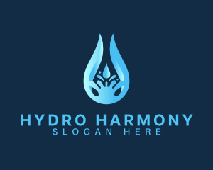 Hydro Water Droplet logo