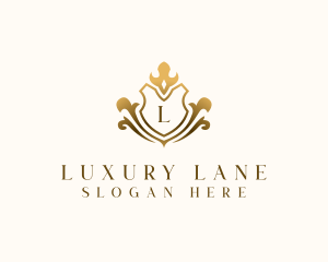 Luxury Shield Hotel logo design