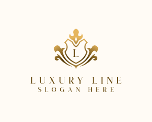 Luxury Shield Hotel logo design