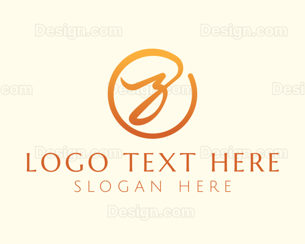 Boutique Cursive Brand Logo