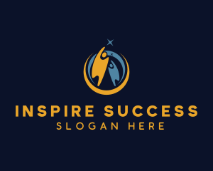 People Leadership Success logo design