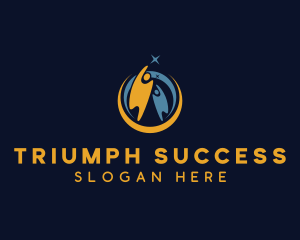 People Leadership Success logo design