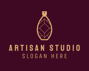 Luxe Scent Bottle logo design