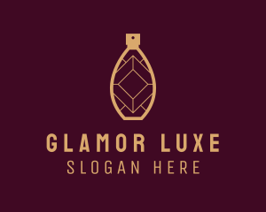 Luxe Scent Bottle logo design