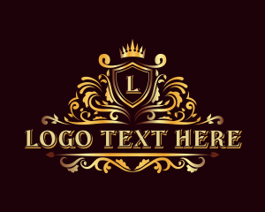 Floral Luxury Crest logo