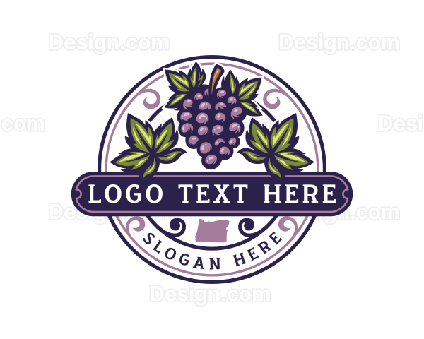 Grape Fruit Oregon Logo