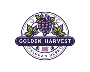 Grape Fruit Oregon logo design