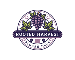 Grape Fruit Oregon logo design