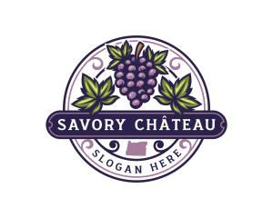 Grape Fruit Oregon logo design