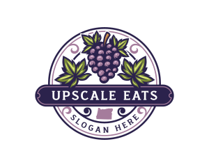 Grape Fruit Oregon logo design