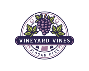 Grape Fruit Oregon logo design