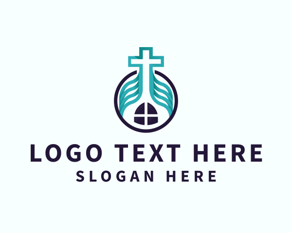 Cross logo example 2