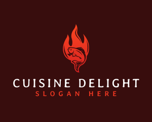 Seafood Grill Restaurant logo design