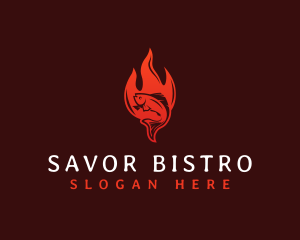 Seafood Grill Restaurant logo design