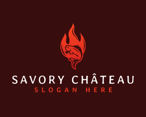 Seafood Grill Restaurant logo design