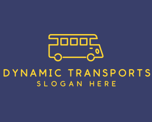 Bus Transportation Service logo design