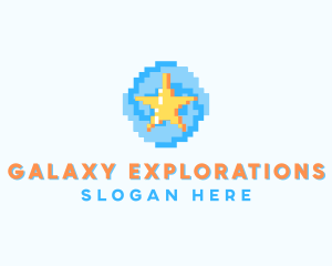 Star Galaxy Astronomy logo design