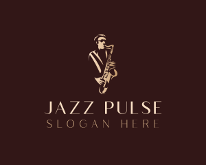 Saxophone Jazz Musician logo