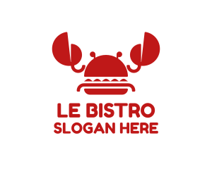 Crab Burger Bistro  logo design