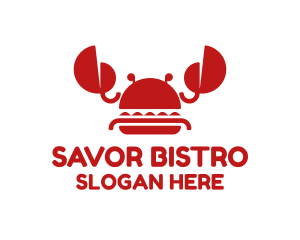 Crab Burger Bistro  logo design