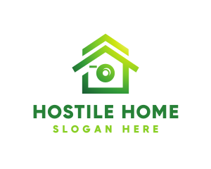 Home Surveillance Camera logo design