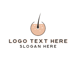 Skin Hair Follicle Logo