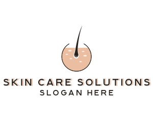 Skin Hair Follicle logo design