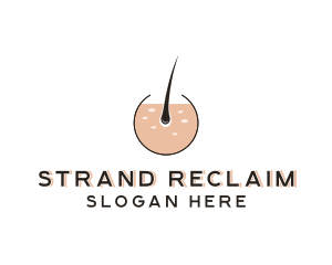 Skin Hair Follicle logo design