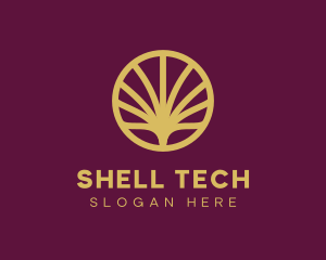 Luxury Shell Fan logo design