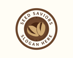 Pistachio Nut Seed logo design