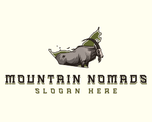 Wildlife Arabian Goat logo design