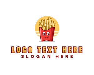 French Fries Food Snack Logo