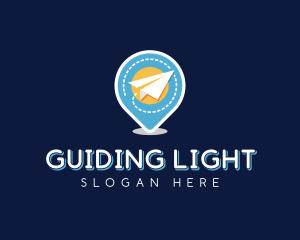 Paper Airplane Travel Agency logo design