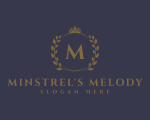 Medieval Royal Wreath logo design