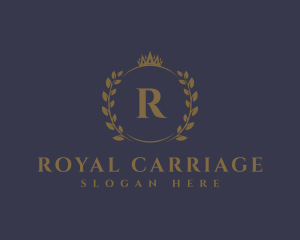 Medieval Royal Wreath logo design