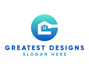 Realtor  House Letter G logo design