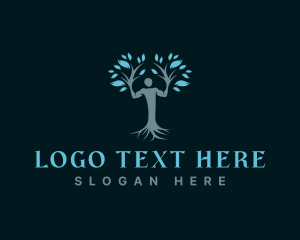 Eco Human Tree logo