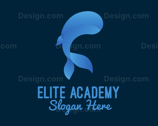 Blue Whale Waterpark Logo
