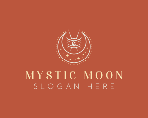 Bohemian Moon Eye logo design