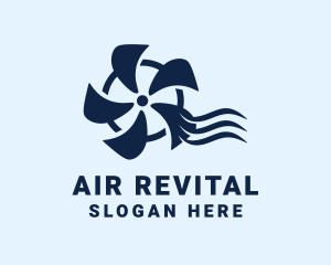 Fan Exhaust Ventilation logo design