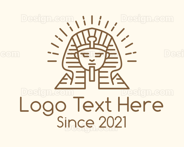Ancient Egypt Sphinx Logo