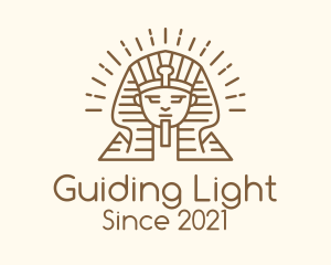 Ancient Egypt Sphinx  logo design