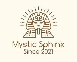 Ancient Egypt Sphinx  logo design