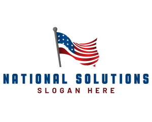 American Flag Nation logo design