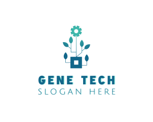 Gear Leaf Biotech logo design