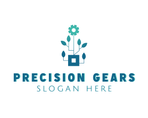 Gear Leaf Biotech logo design