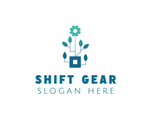 Gear Leaf Biotech logo design