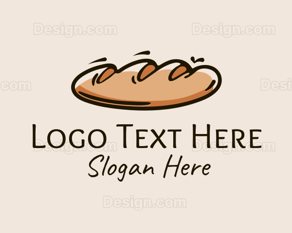 Fresh Bread Loaf Logo