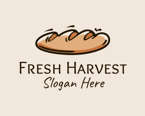 Fresh Bread Loaf  logo design