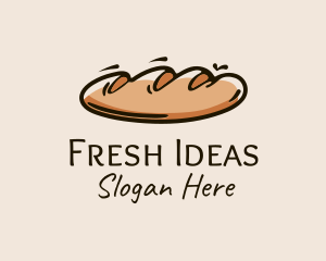 Fresh Bread Loaf  logo design